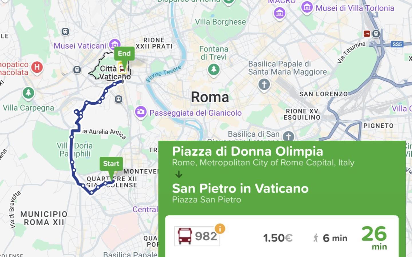 Apartment Donna Olimpia Tra Gianicolo E Trastevere Rom
